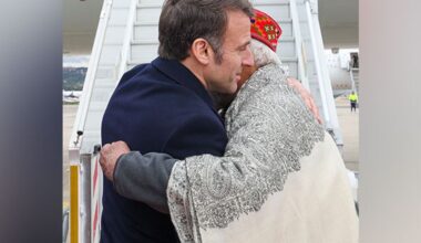President Macron sees off PM Modi at airport on conclusion of France visit, shares warm hug