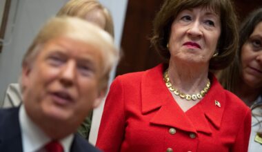 Susan Collins is again under pressure over backing or bucking Trump