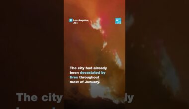 🇺🇸☔️ #LosAngeles : a month of #fires, then a #deluge • FRANCE 24 English