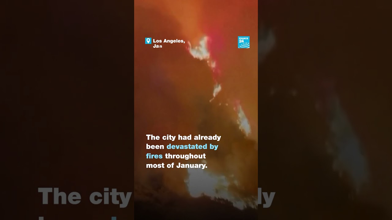 🇺🇸☔️ #LosAngeles : a month of #fires, then a #deluge • FRANCE 24 English