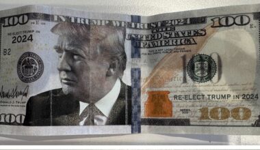 Counterfeit $100 bills featuring President Trump seen in circulation