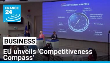 EU unveils 'Competitiveness Compass' to cut red tape and spur investment • FRANCE 24 English