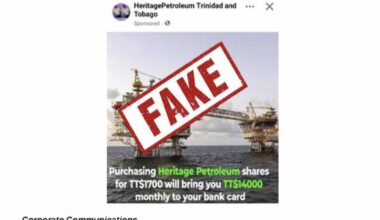 Heritage Petroleum warns of fake Facebook page
