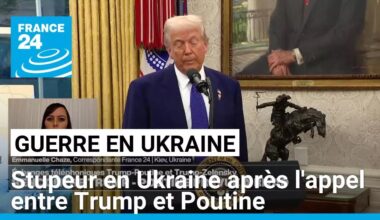 Stupeur en Ukraine après l'appel entre Trump et Poutine • FRANCE 24