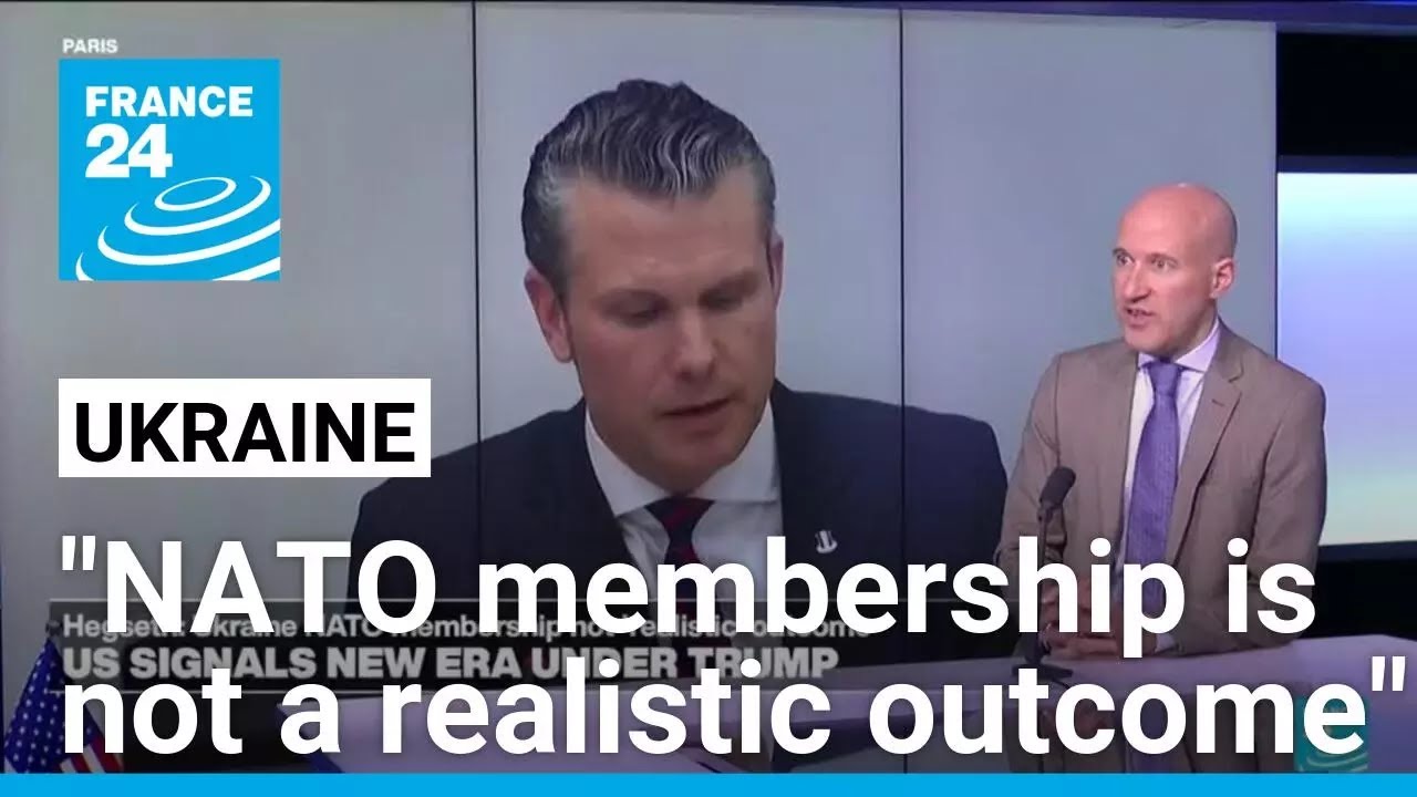 "Ukraine NATO membership is not a ‘realistic’ outcome", says US Defense Secretary • FRANCE 24