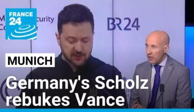 Germany's Scholz rebukes Vance, defends Europe's stance on hate speech and far right • FRANCE 24