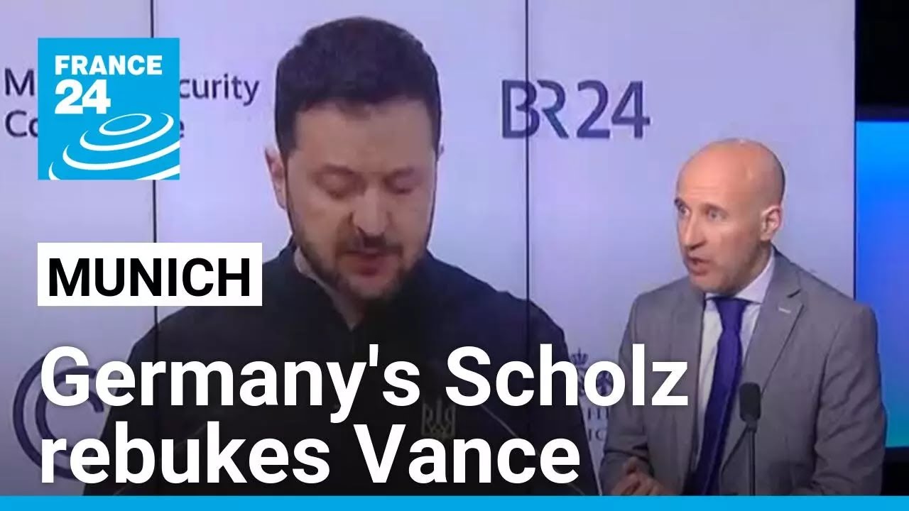 Germany's Scholz rebukes Vance, defends Europe's stance on hate speech and far right • FRANCE 24