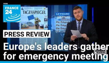 'Playing with fire': European leaders convene for emergency meeting in Paris • FRANCE 24 English