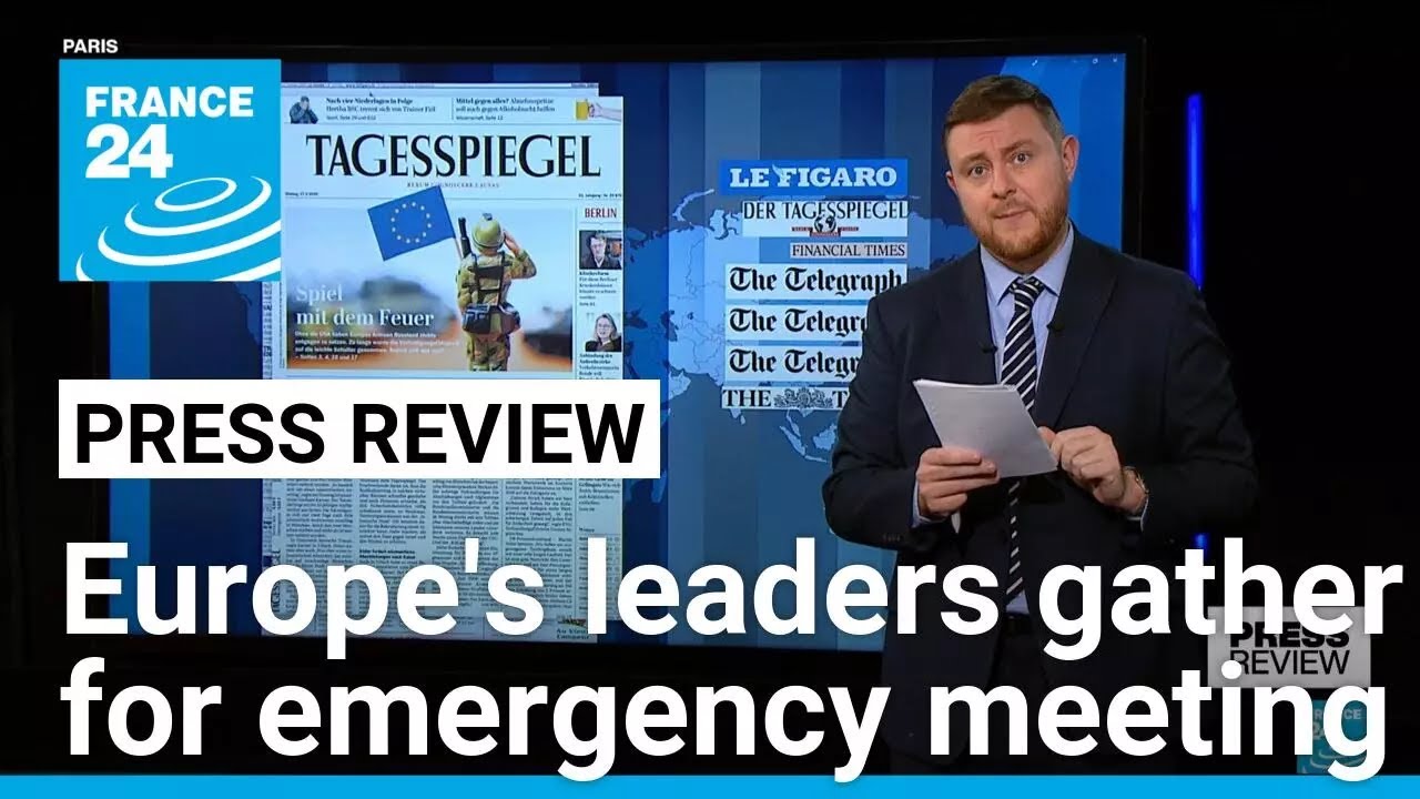 'Playing with fire': European leaders convene for emergency meeting in Paris • FRANCE 24 English