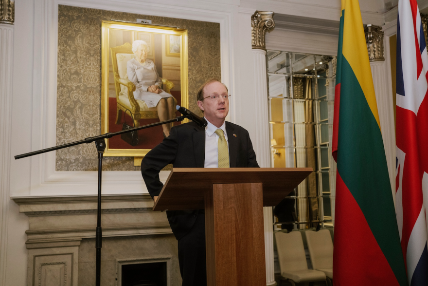 Nick Pickard, Director for Europe at the UK Foreign, Commonwealth & Development Office, said that the UK has never taken Lithuania’s freedom for granted and remains committed to standing with Lithuania and Ukraine in the face of growing security threats.