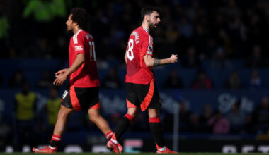 Bruno Fernandes just loves playing against Everton 😅