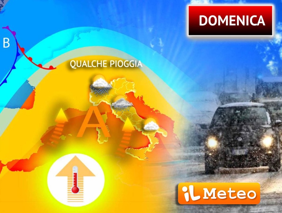 Domenica 23 Febbraio, cielo grigio e piogge sparse su mezza Italia, i dettagli