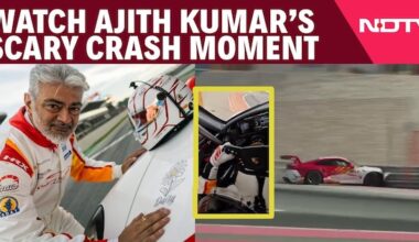 Ajith Kumar Survives Another Scary Racing Crash in Valencia, Spain