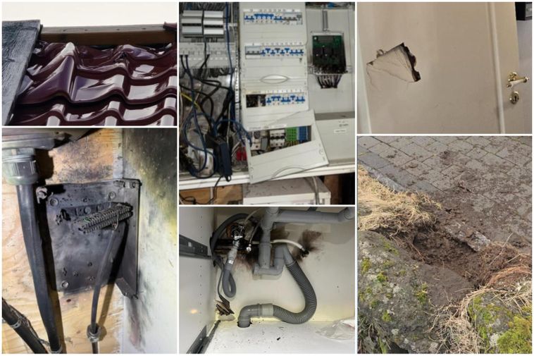 Photos: Stunning Lightning Damage to Home and Farm