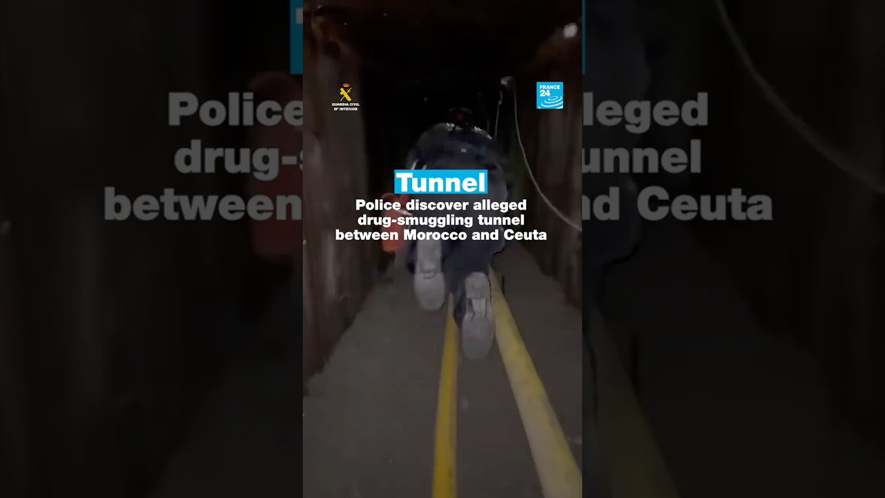 Police discover alleged drug-smuggling tunnel between Morocco and Ceuta • FRANCE 24 English