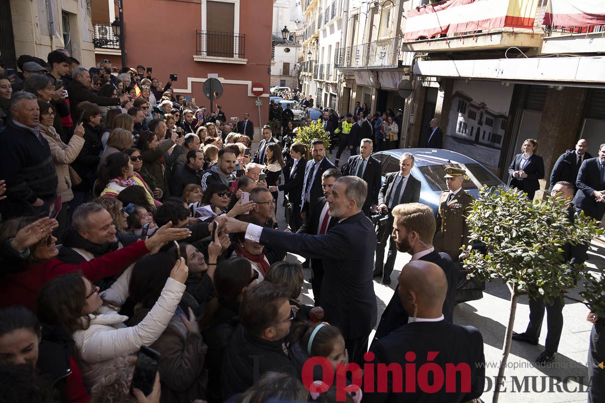 #Fotos Visita de los reyes de España a Caravaca (exposición Rafael Tegeo)