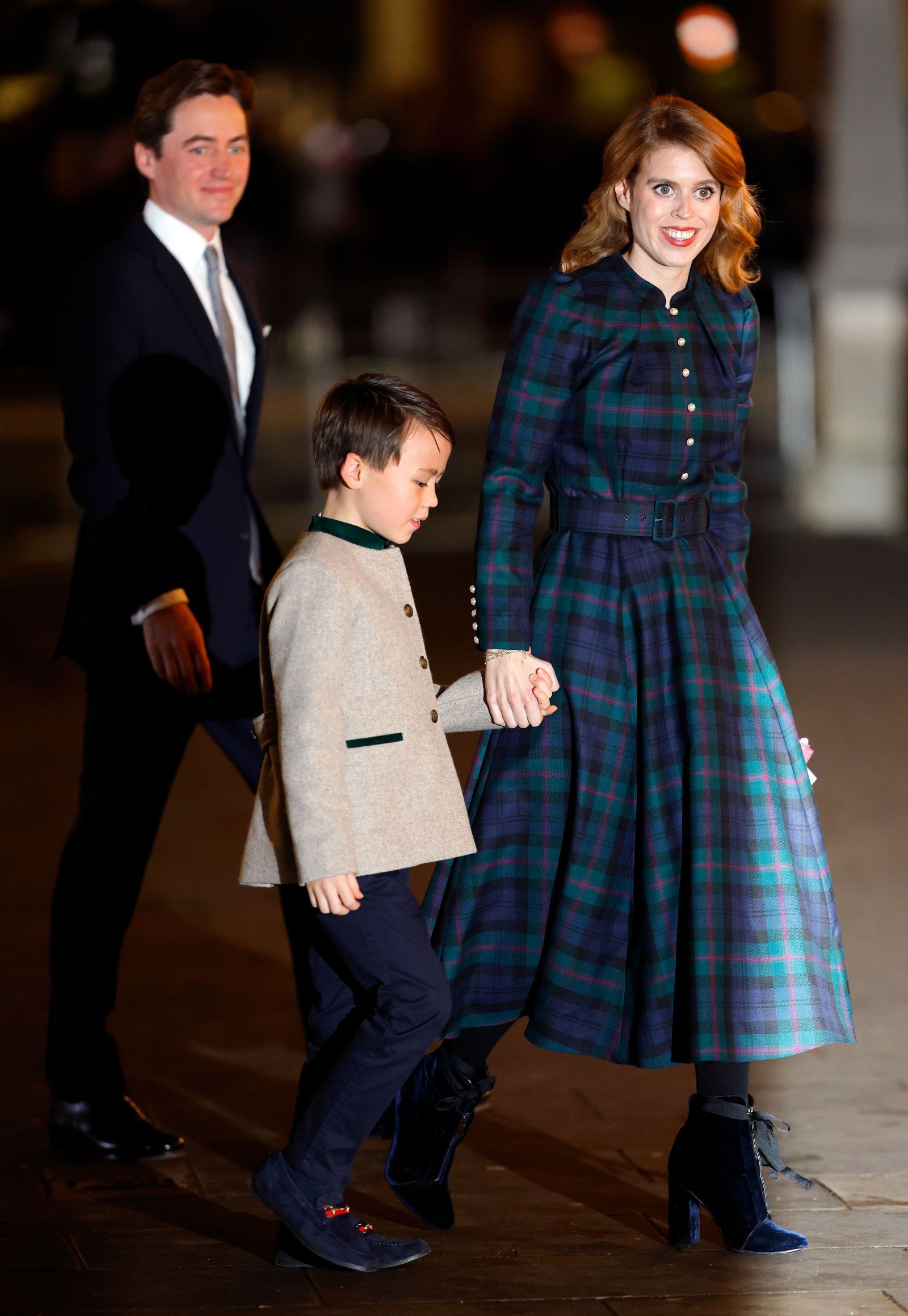 Image may contain Person Clothing Coat Footwear High Heel Shoe Adult Child Accessories Formal Wear Tie and Skirt