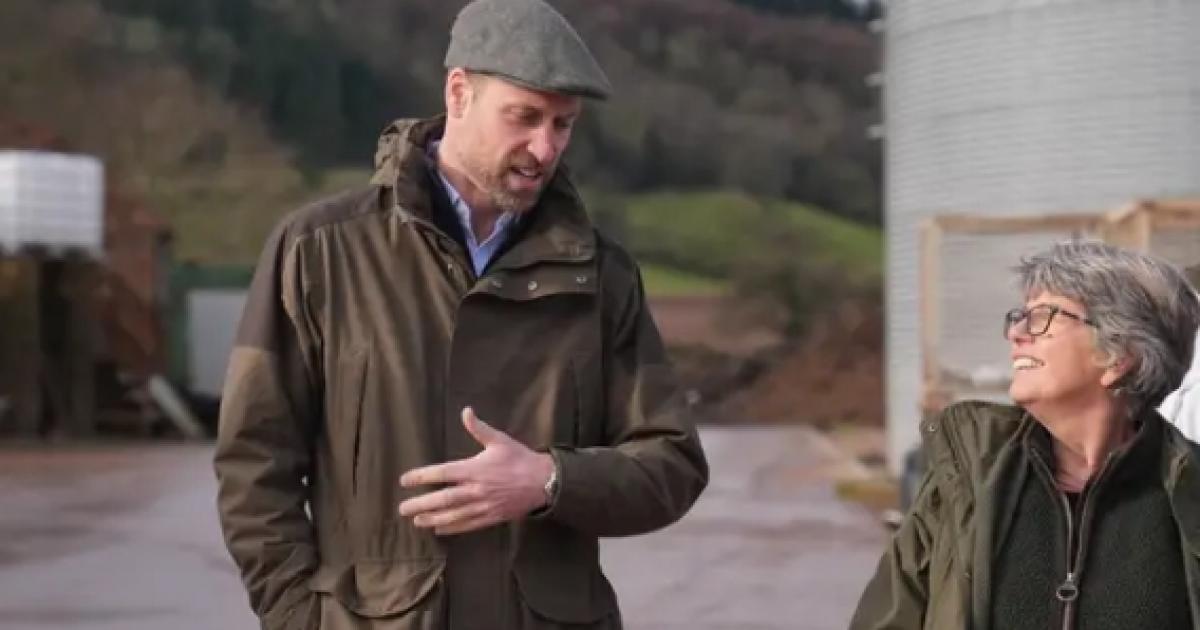 Prince William on farmer's mental health in Herefords visit