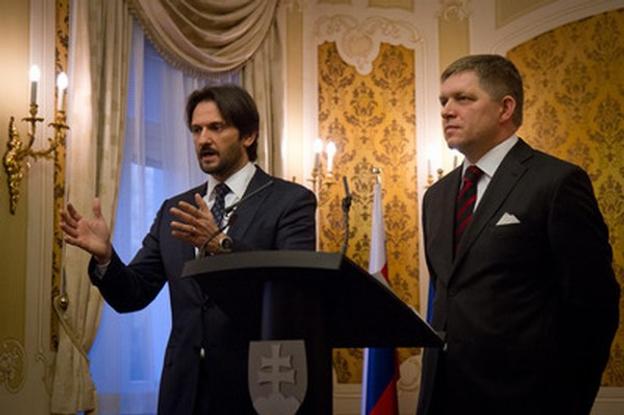 Robert Kaliňák and Robert Fico in happier times