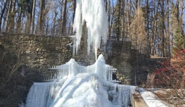 Icefall in Betliar park