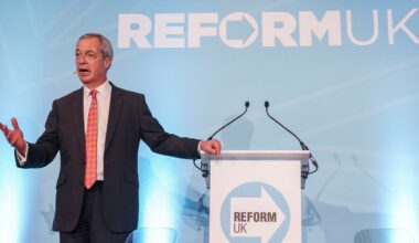 Nigel Farage’s right-wing Reform Party leads in UK poll for first time | Elections News