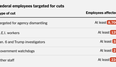 Where Trump, Musk and DOGE Have Cut Federal Workers So Far
