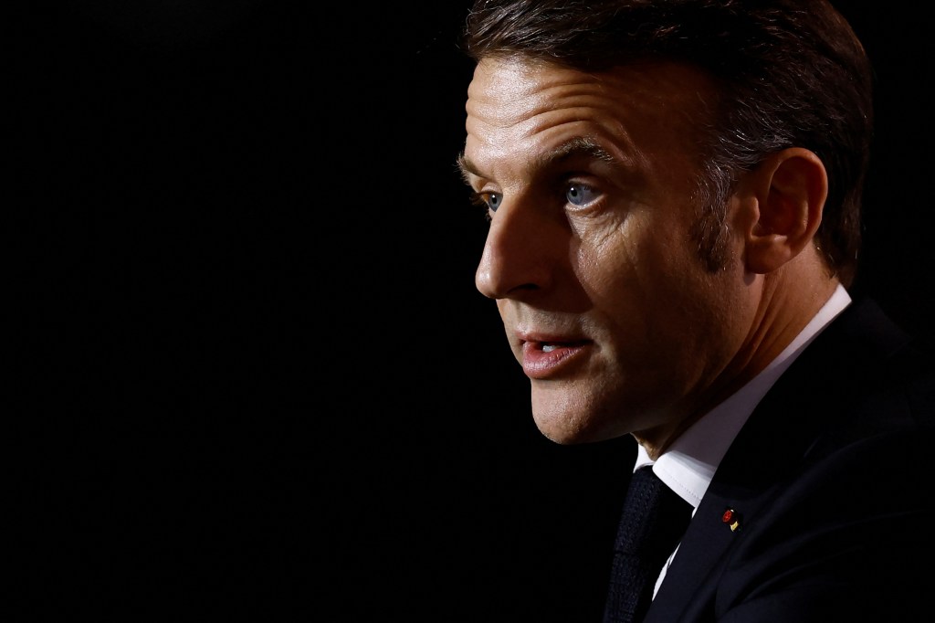 A photo of French President Emmanuel Macron.