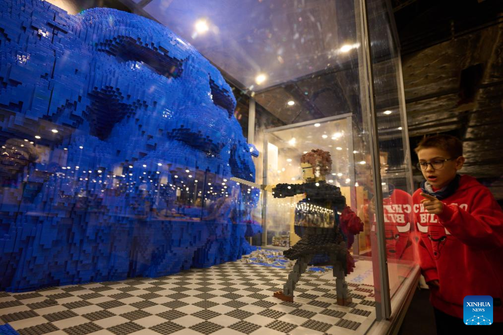 LEGO Blocks Exhibition held in Warsaw, Poland-Xinhua