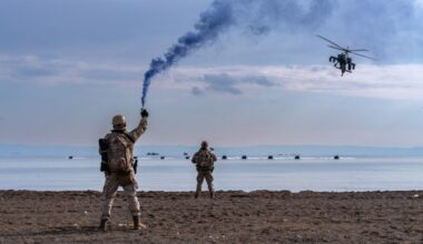 NATO holds military exercise in central Greece