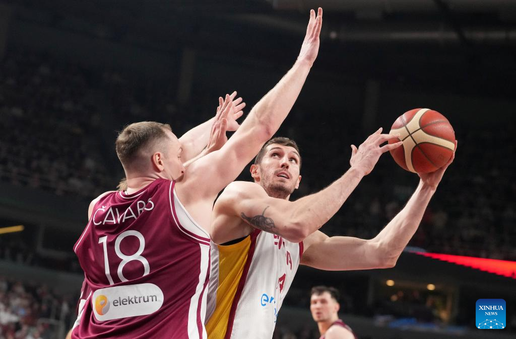 FIBA EuroBasket 2025 Qualifiers: Latvia vs. Spain-Xinhua