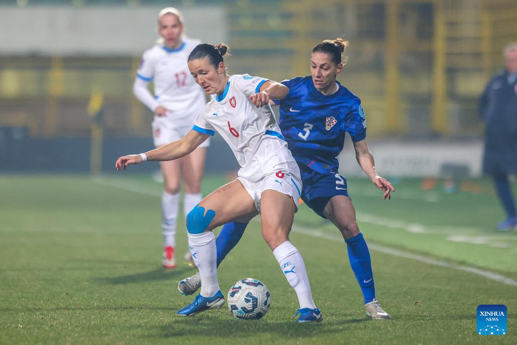 UEFA Women's Nations League: Croatia vs. Czech Republic-Xinhua