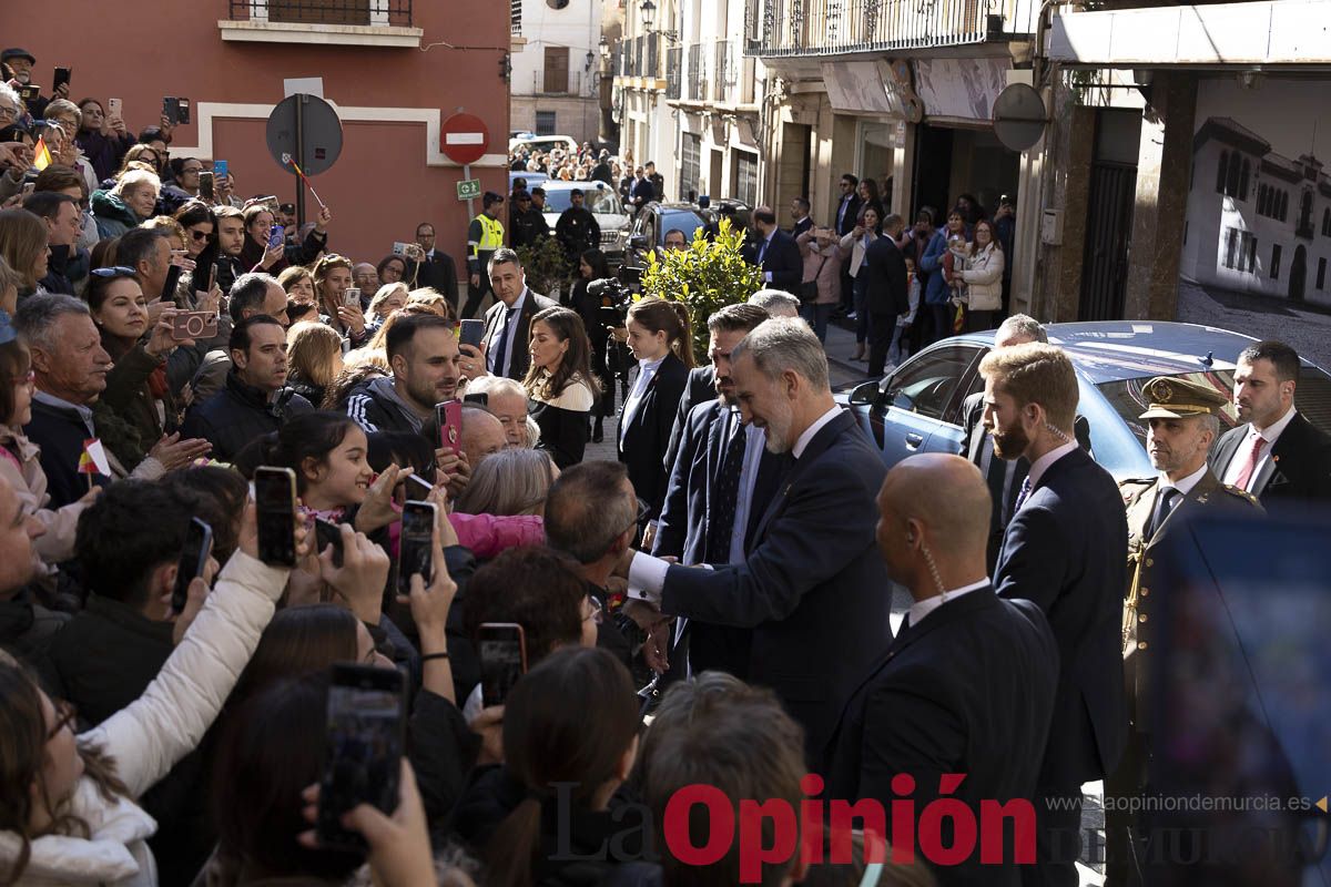 #Fotos Visita de los reyes de España a Caravaca (exposición Rafael Tegeo)