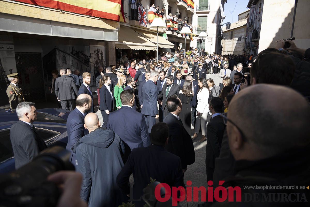 #Fotos Visita de los reyes de España a Caravaca (exposición Rafael Tegeo)