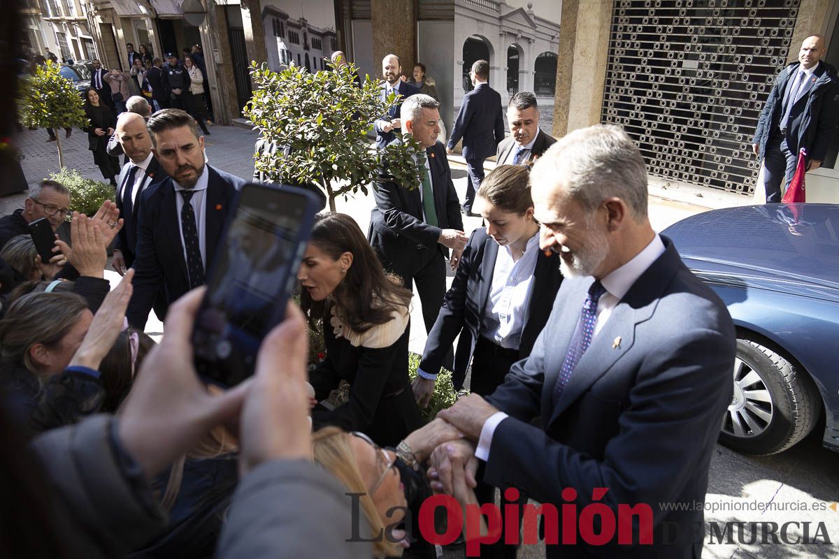 #Fotos Visita de los reyes de España a Caravaca (exposición Rafael Tegeo)