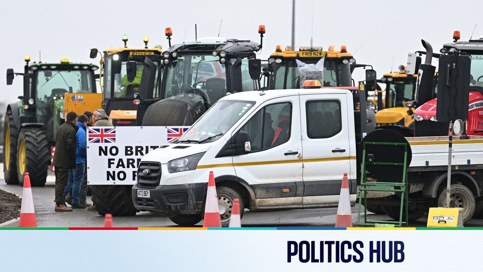 Kier Starmer abandons visit after protest by farmers