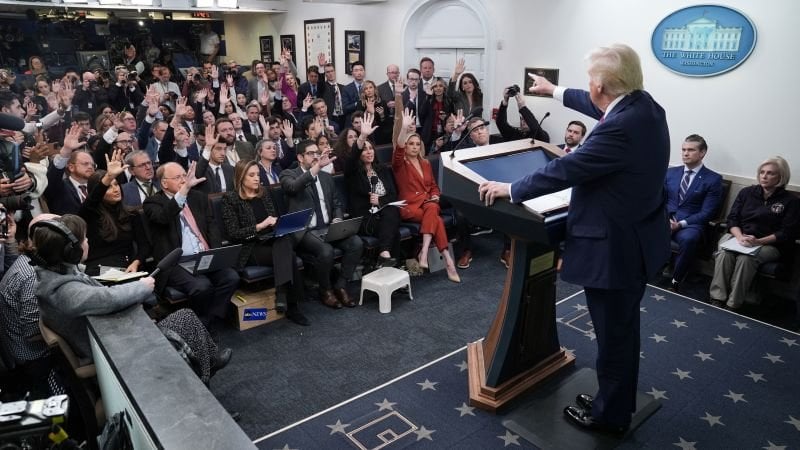 Does the WH belong to Trump or to The People, and The Press who are to hold him accountable on The People's behalf?