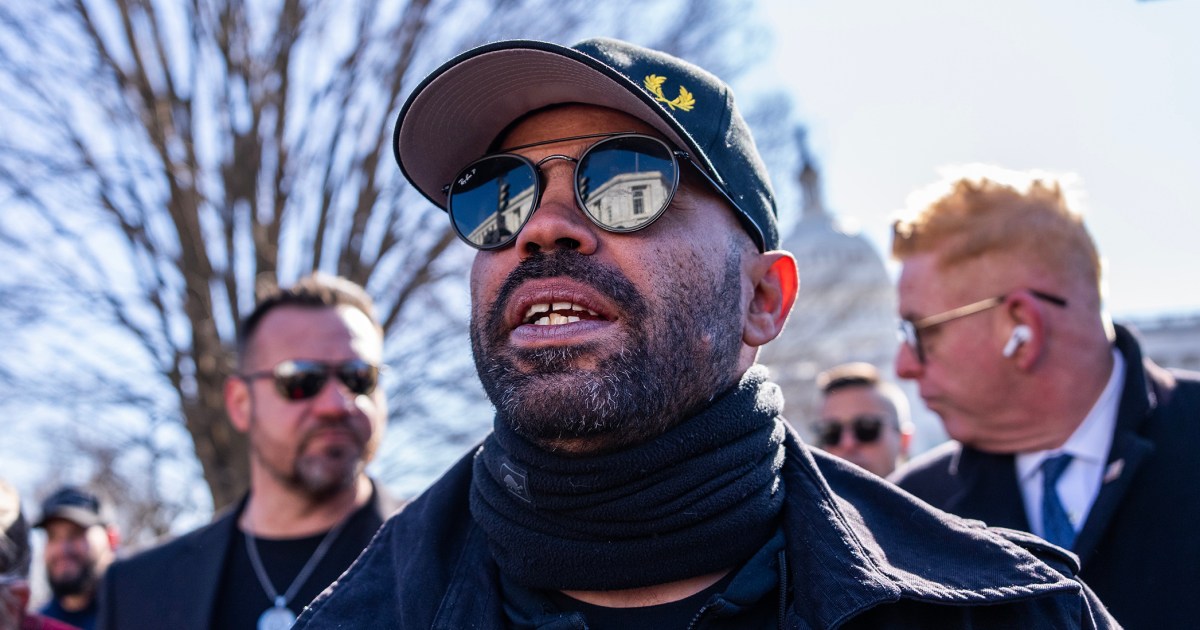 Ex-Proud Boys leader Enrique Tarrio arrested on assault charge outside U.S. Capitol