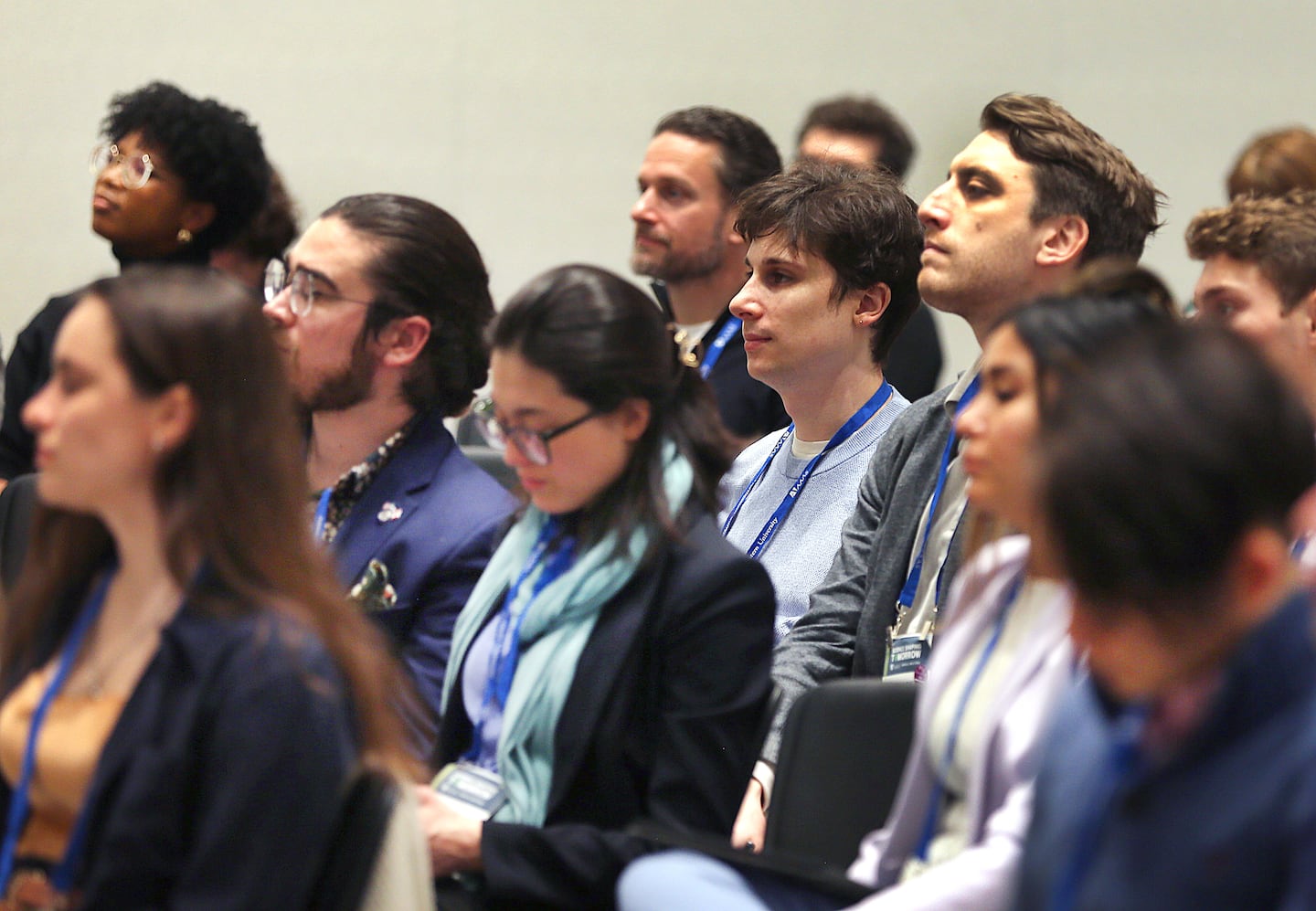 Attendees listened during the annual meeting of the American Association for the Advancement of Science on Thursday at the Hynes Convention Center.
