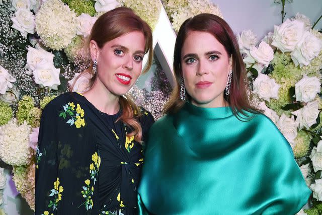 David M. Benett/Dave Benett/Getty Princess Beatrice of York and Princess Eugenie of York attend the officially party celebrating Vogue World: London 2023 at George Mayfair on Sept. 14, 2023 in London, England