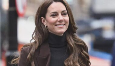 The Princess of Wales in London today