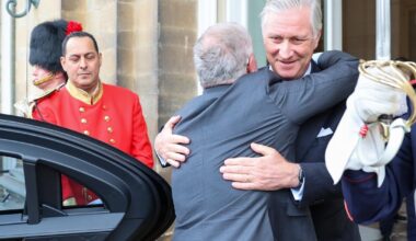 King Abdullah II and Crown Prince Hussein Visited King Philippe in Belgium