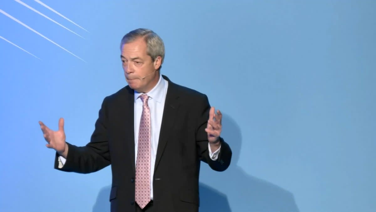 Farage’s Clacton constituency did not support EU alignment (Reuters)