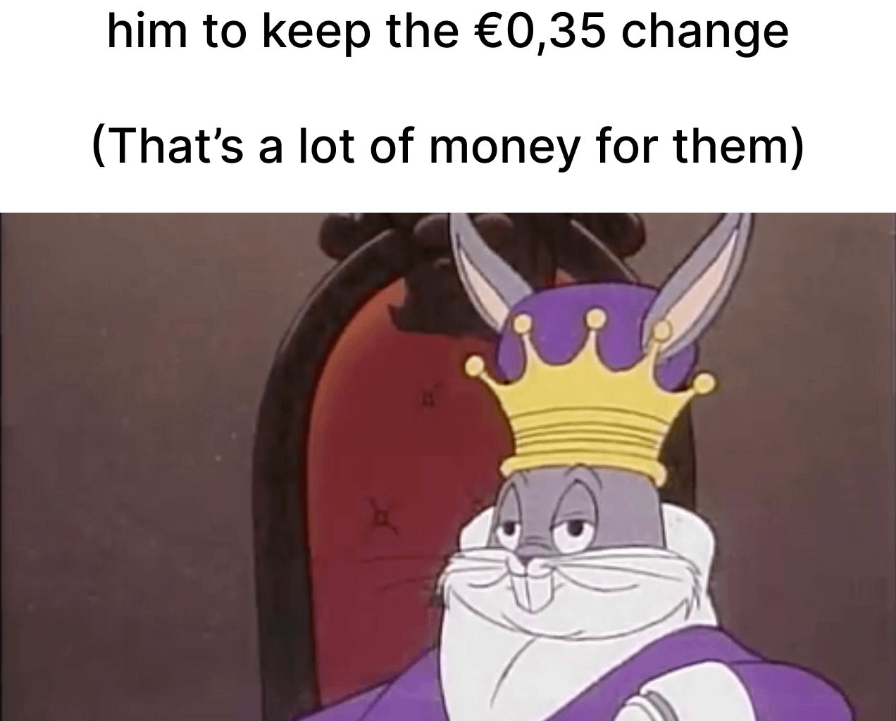 And they still say we are cheap...