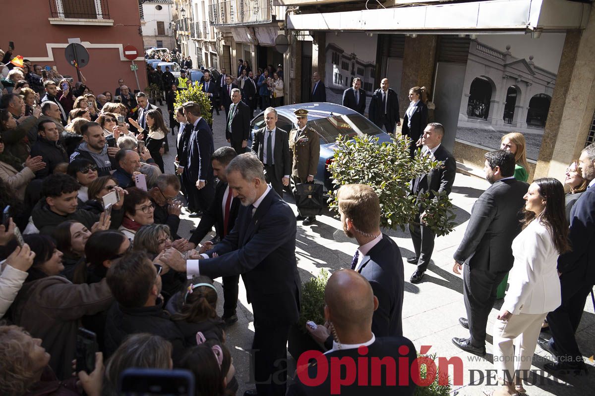#Fotos Visita de los reyes de España a Caravaca (exposición Rafael Tegeo)