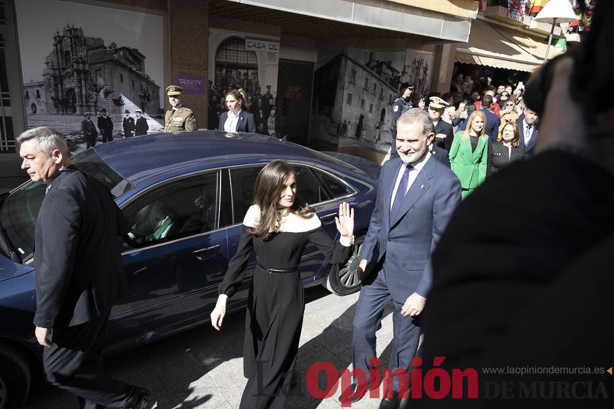 #Fotos Visita de los reyes de España a Caravaca (exposición Rafael Tegeo)