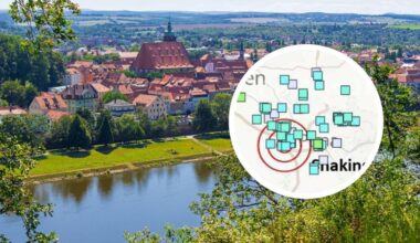 Zwischen Pirna (im Bild) und Dresden bebte am Samstagmorgen (1. Februar) die Erde.