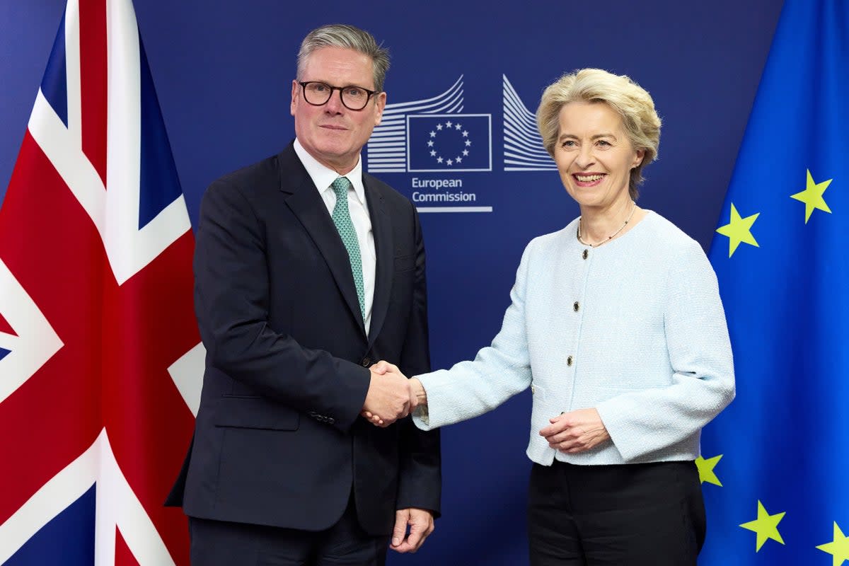 Sir Keir Starmer will become the first PM to attend a dinner with EU leaders since Brexit (PA)
