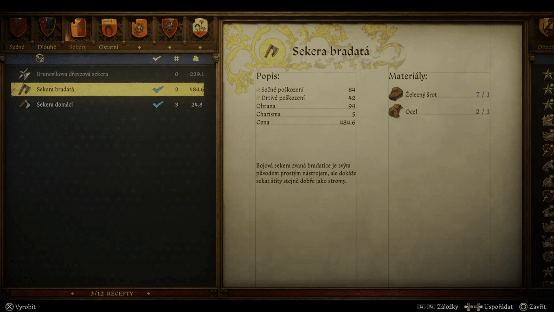 Novinkou v Kingdom Come: Deliverance II je příprava mýdla či kování.