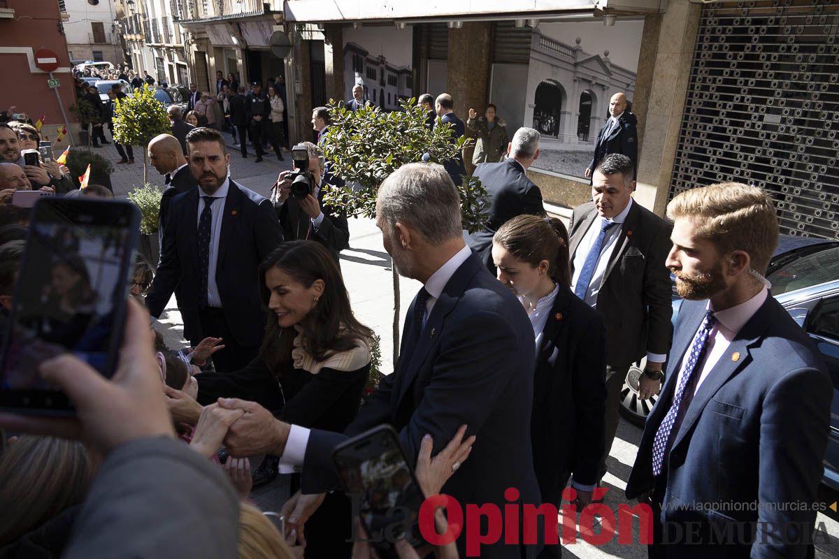 #Fotos Visita de los reyes de España a Caravaca (exposición Rafael Tegeo)