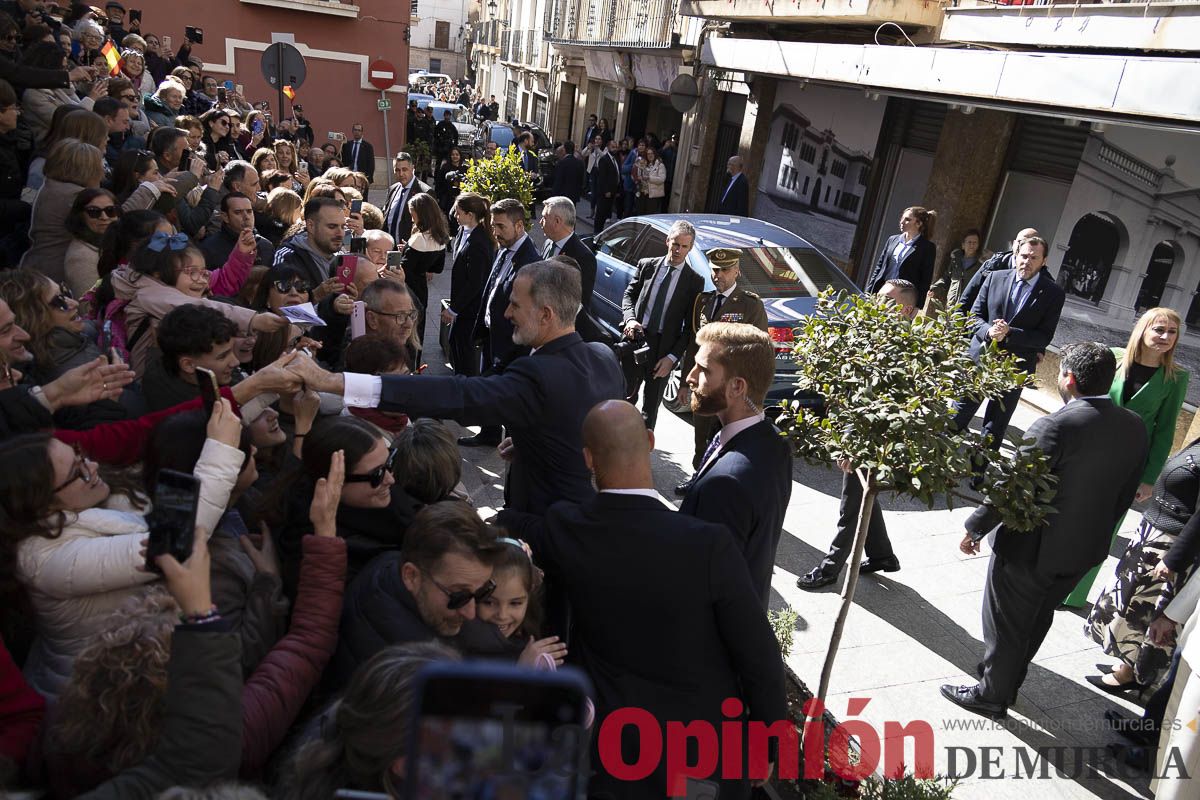 #Fotos Visita de los reyes de España a Caravaca (exposición Rafael Tegeo)